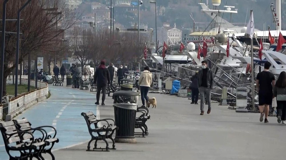 Kısıtlama yokmuş gibi! İstanbul'da sahiller doldu taştı - 1