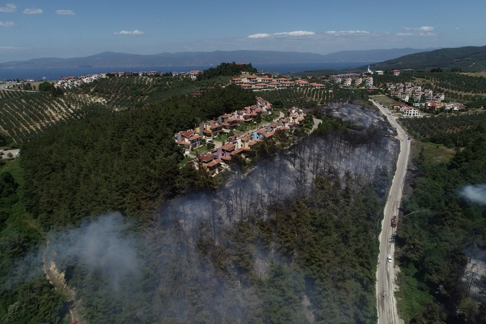 Bursa'daki orman yangını kontrol altına alındı - 2