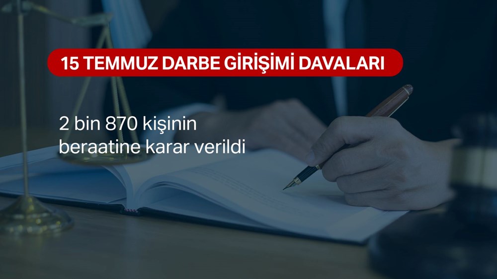 Darbe davalarında son durum: 4 bin 891 darbe zanlısı mahkum oldu - 4