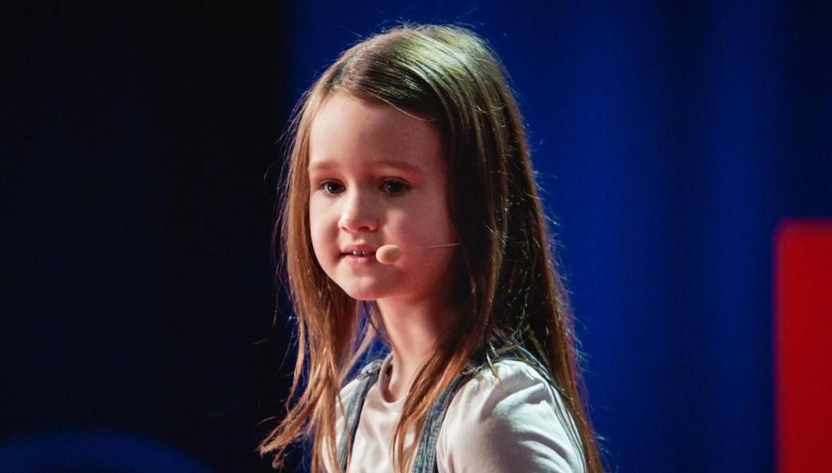 Yedi yaşındaki Molly Wright TED konuşması yaptı