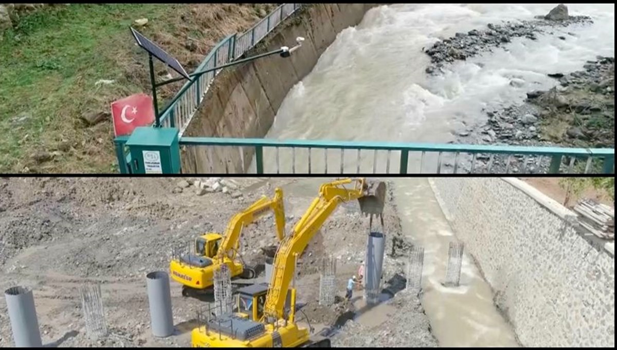 Karadeniz'de 266 noktaya taşkınlara karşı erken uyarı sistemi Karadeniz'de 266 noktaya taşkınlara karşı erken uyarı sistemi