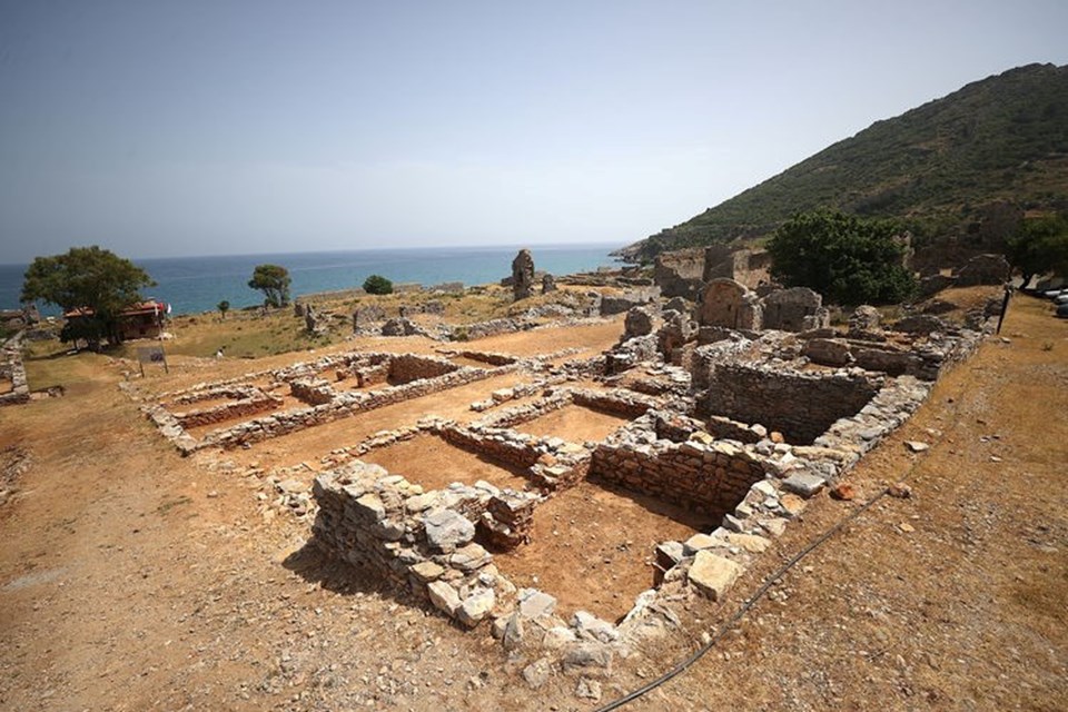 Mersin'deki Anemurium Antik Kenti'nde kazı ve restorasyon sürüyor - 2