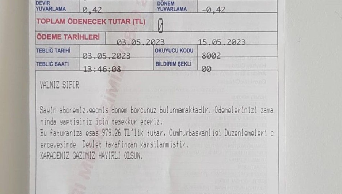 Ücretsiz doğalgaz faturaları böyle olacak