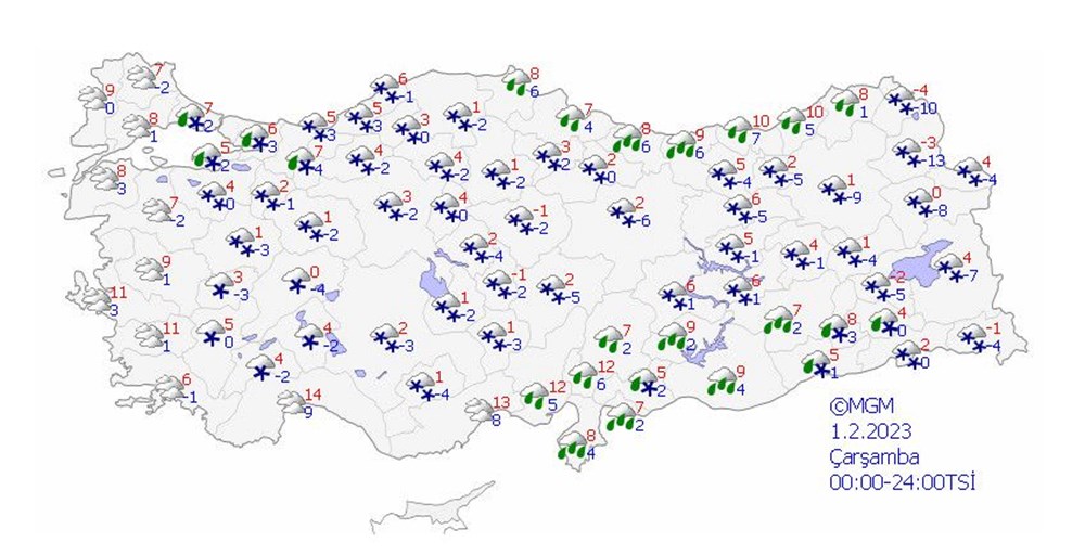 Meteoroloji'den 42 il için kar yağışı uyarısı (İstanbul, Ankara ve diğer illerde bugün hava nasıl olacak?) - 11