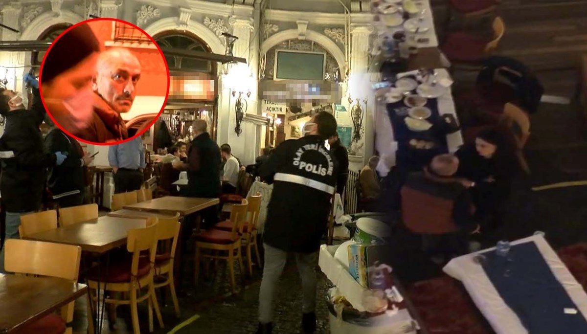 Tarihi Çiçek Pasajı'nda bir kadını rehin alarak, havaya ateş açan şüpheli gözaltına alındı