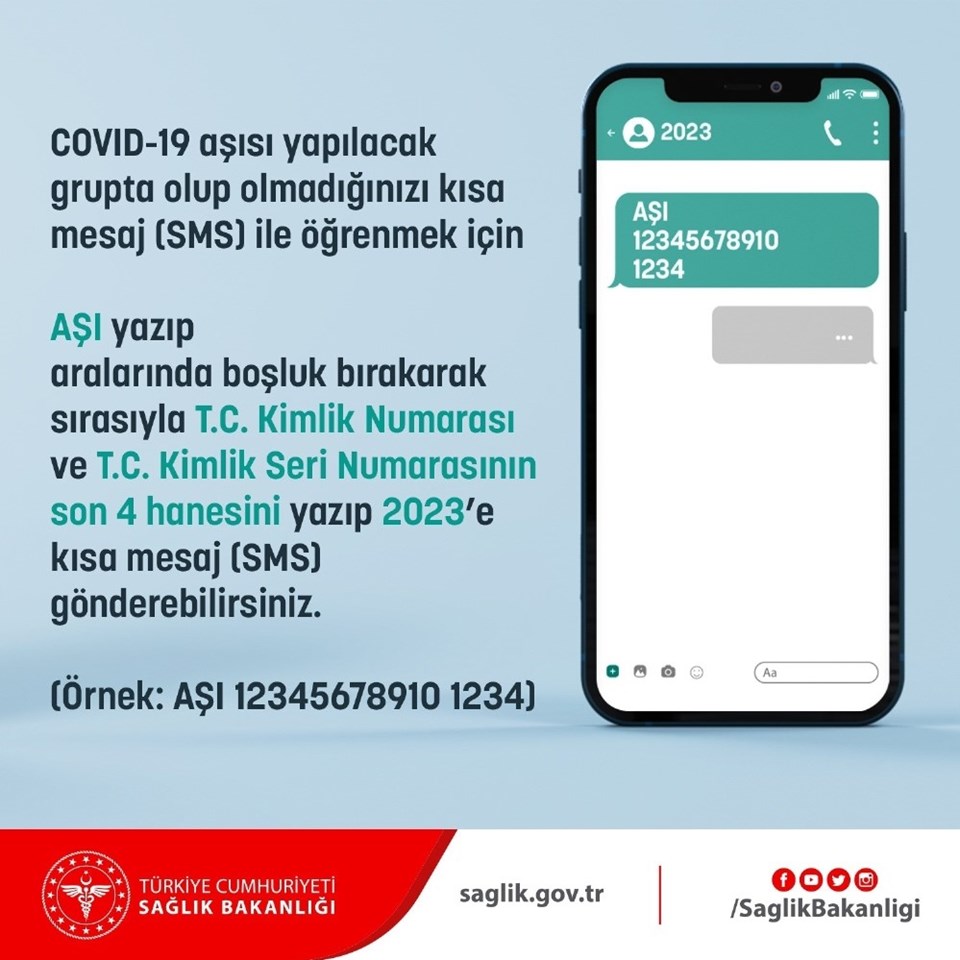 Aşı yapılacak grupta olup olmadığımı nasıl öğrenirim? - 1