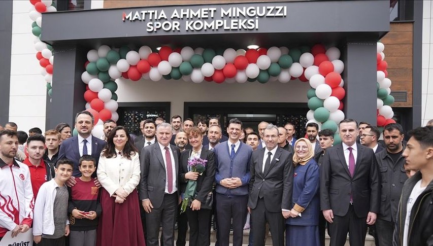 Ahmet Minguzzi Spor Tesisi'nin açılışı yapıldı