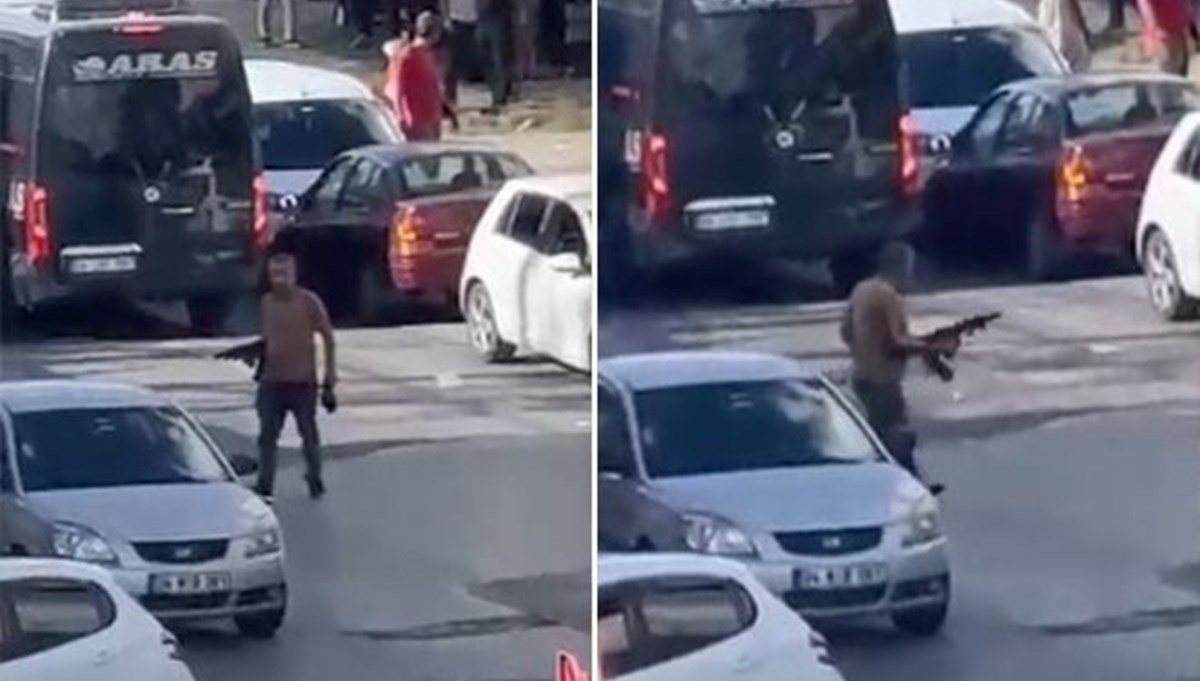 İstanbul'da korku dolu anlar: Tüfekle sokağa çıkıp yolu kapattı İstanbul'da korku dolu anlar: Tüfekle sokağa çıkıp yolu kapattı