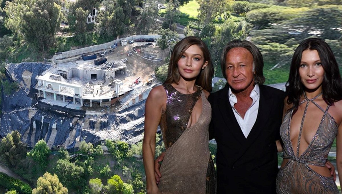 Gigi ve Bella Hadid'in babası Mohamed Hadid'in 100 milyon dolarlık malikanesi yıkılıyor