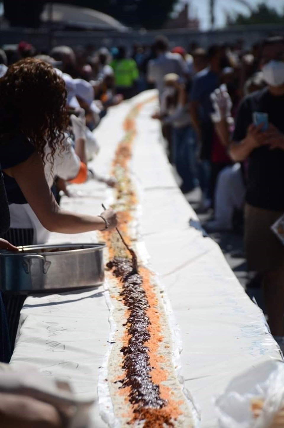 Meksika’da 70,4 metre uzunluğundaki 'tako' ile dünya rekoru kırıldı - 1