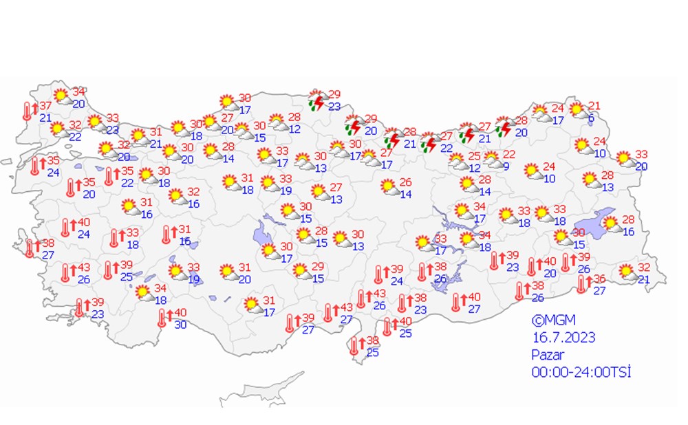 Türkiye için sıcak hava uyarısı: 35 derecenin üzerine çıkacak - 10