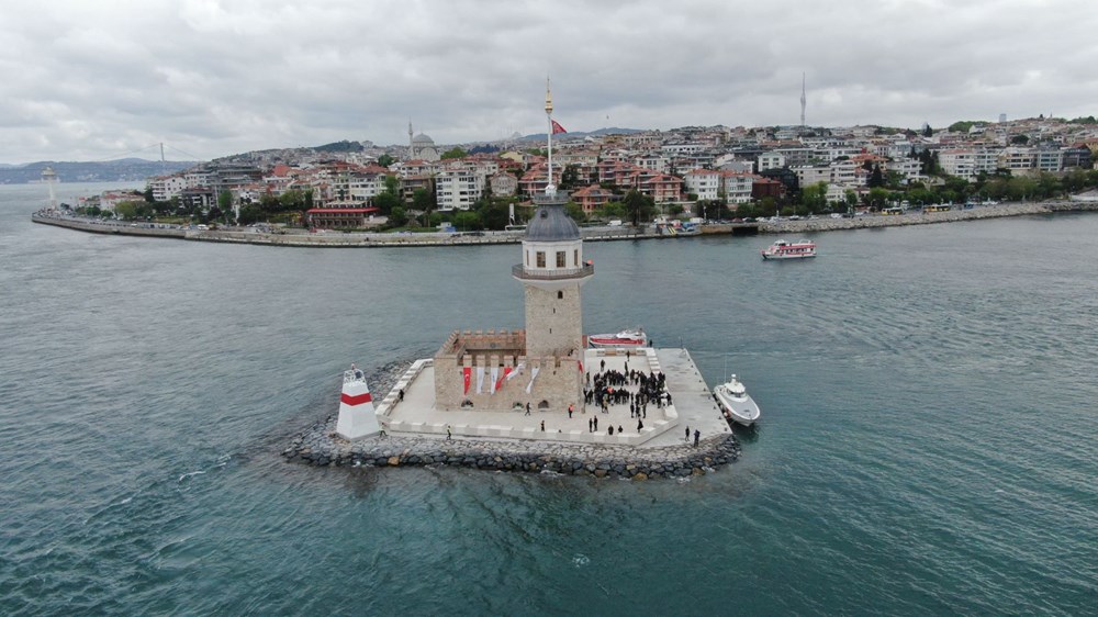 Restorasyonu tamamlanan Kız Kulesi kulesi açıldı - 7