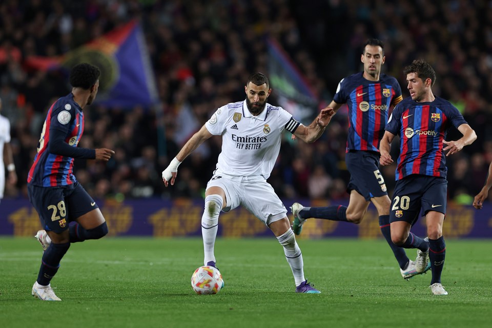 Camp Nou'da Benzema rüzgarı: Real Madrid'i finale taşıdı - 2