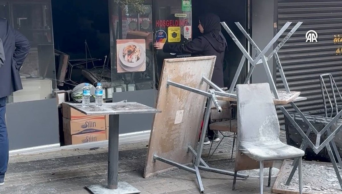 Kağıthane'de restoran yangını