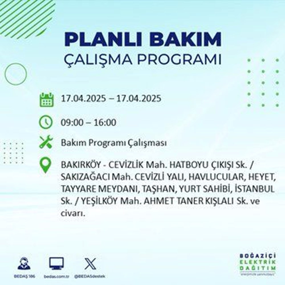 İstanbul'un 21 ilçesinde (Sultangazi, Şişli, Zeytinburnu...) elektrik kesintisi: Elektrikler ne vakit gelecek? 80 QHmRMJCBdE T1V9ESyLApg