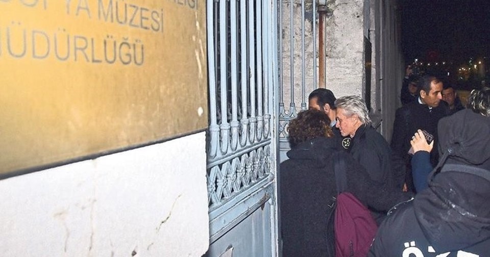 Michael Douglas ile Catherine Zeta Jones'un özel izinle Ayasofya turu - 1