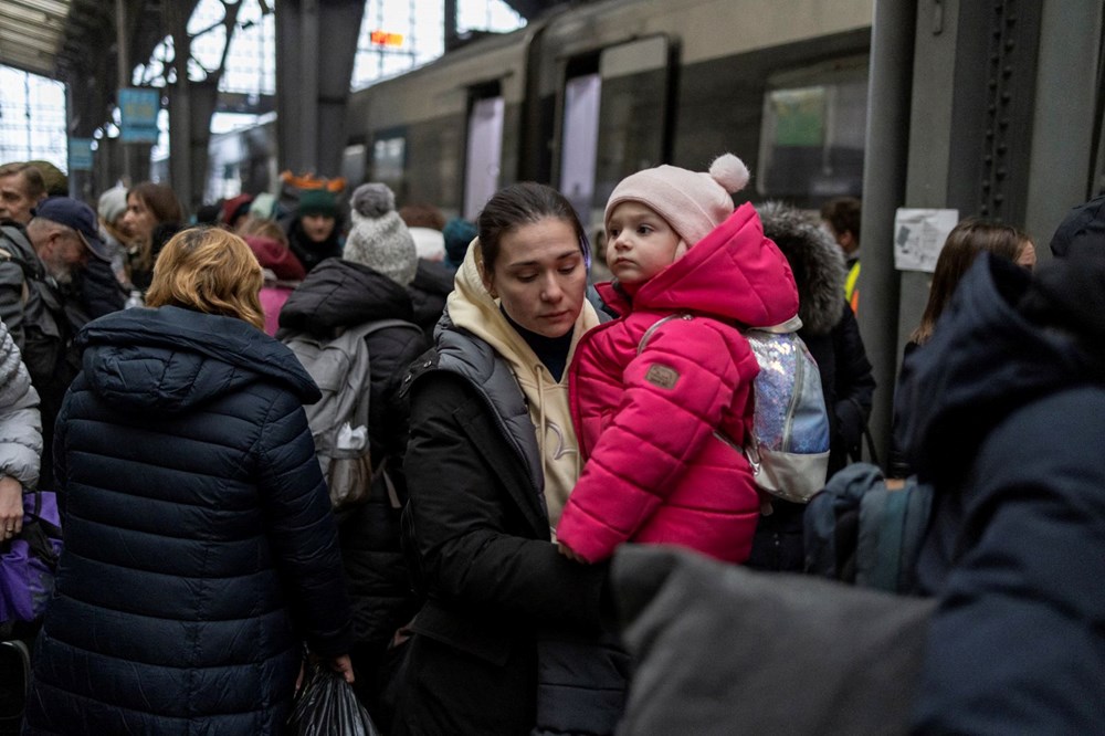 Rus saldırısından kaçış: Lviv tren istasyonunda endişeli bekleyiş - 19