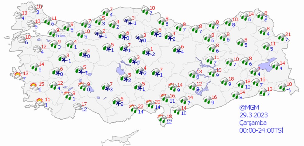 Havada'rüzgar tersine dönüyor' (Meteoroloji'den haftalık hava durumu raporu) - 5