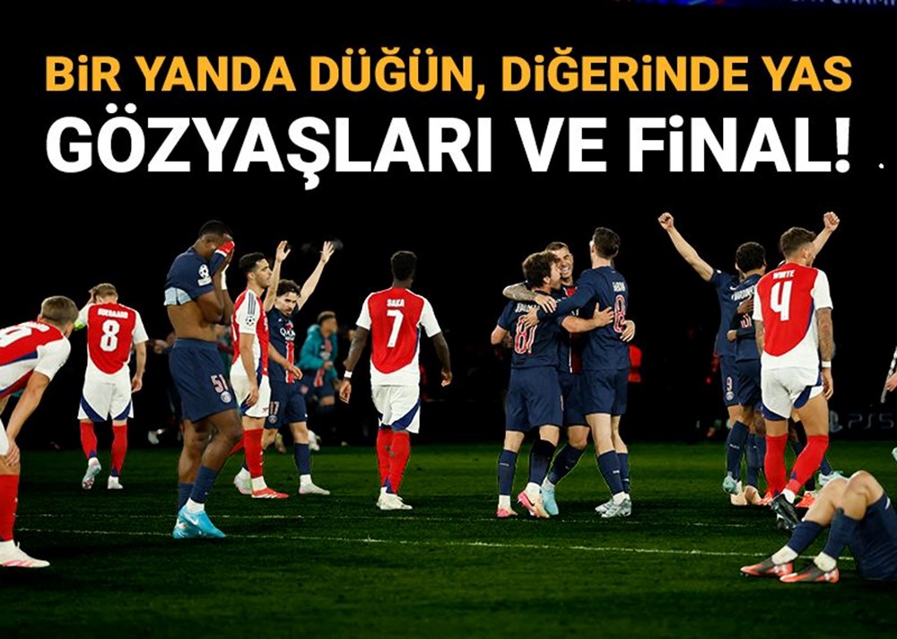 Bir yanda düğün, diğerinde yas: Şampiyonlar Ligi'nde PSG Arsenal'i devirdi, hem mutluluk hem hüzün gözyaşları aktı - 1