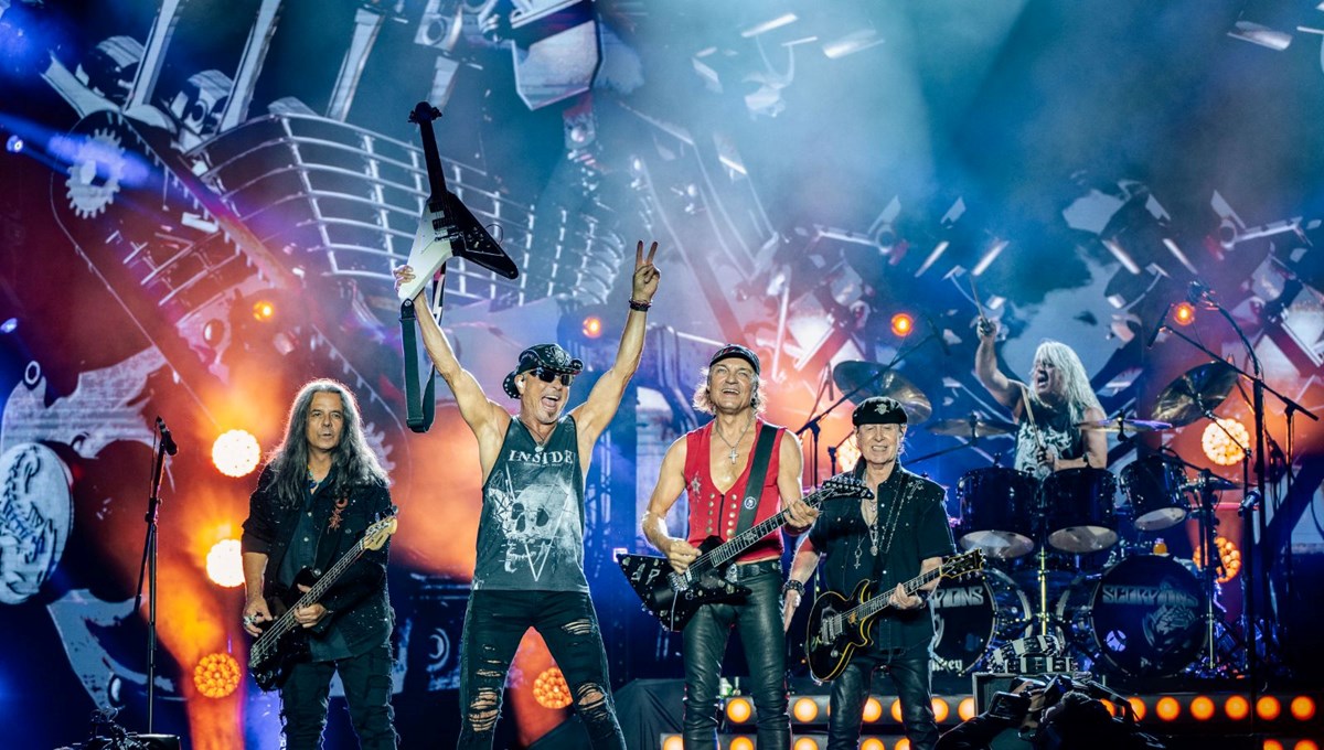 İstanbul'da Scorpions rüzgarı esti!