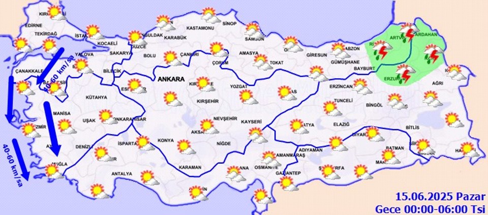 İstanbul'a sağanak uyarısı - 1