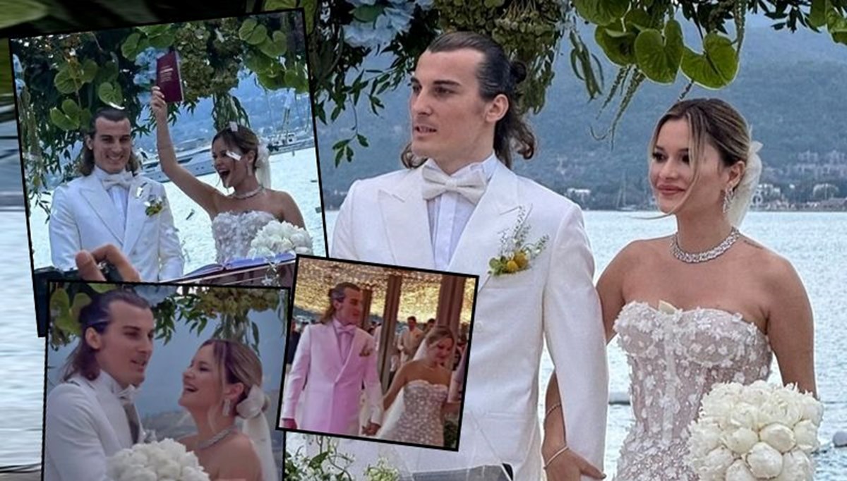 Fenerbahçeli Çağlar Söyüncü ile Serra Pakdemir evlendi