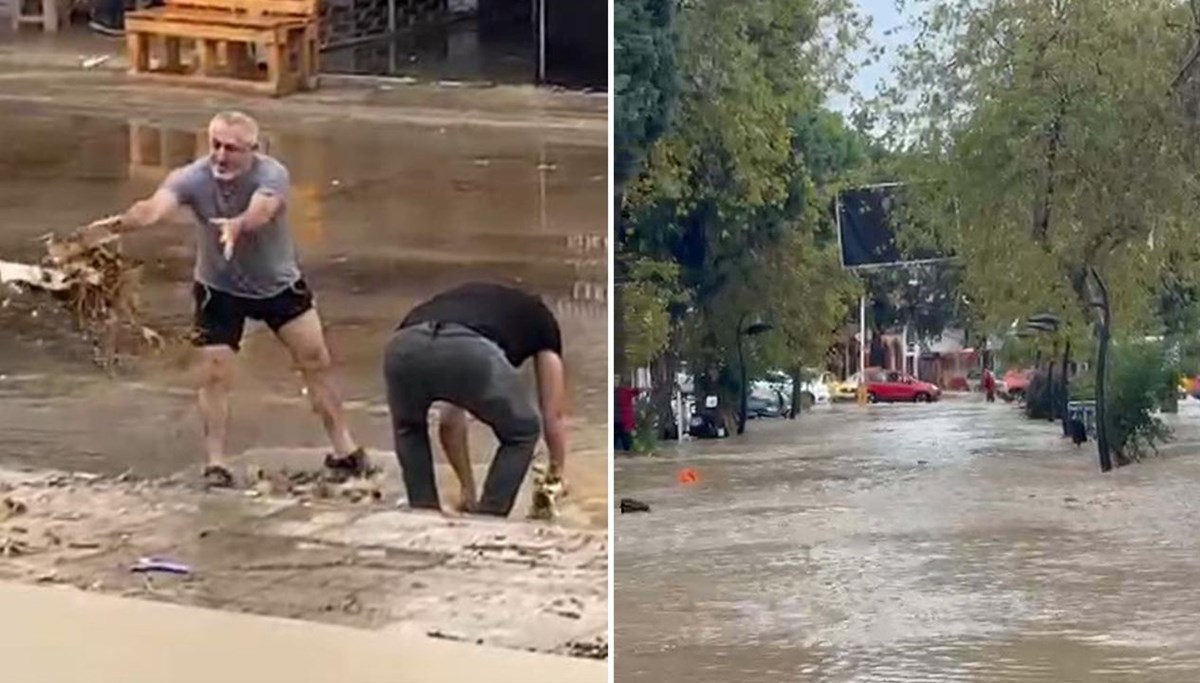 Antalya ve İzmir'i sağanak vurdu: İş yerlerini su bastı, yollar göle döndü
