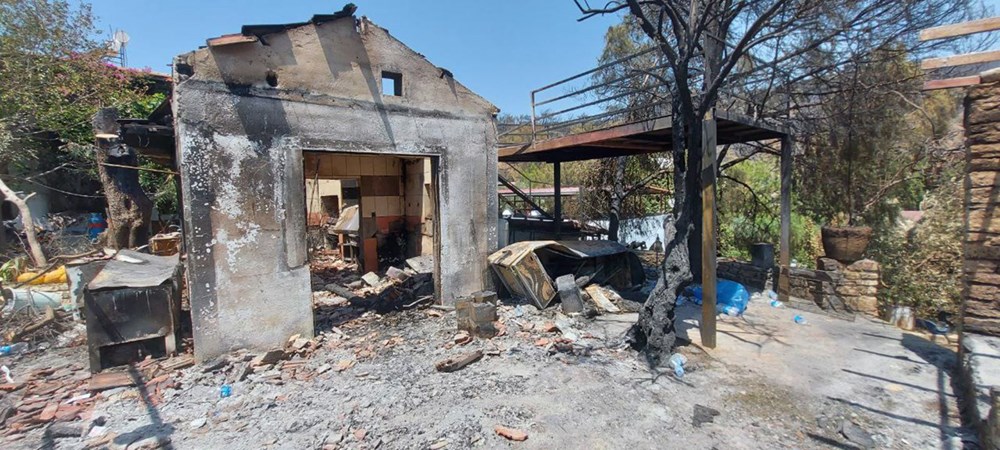 Muğla'daki yangın: Mazı Mahallesi'nden geriye bunlar kaldı - 19