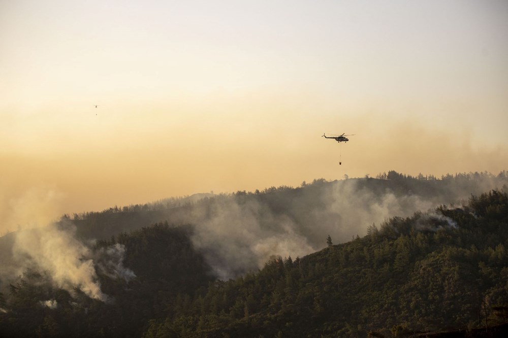 Marmaris'te orman yangını: Bakanlar son durumu açıkladı - 40