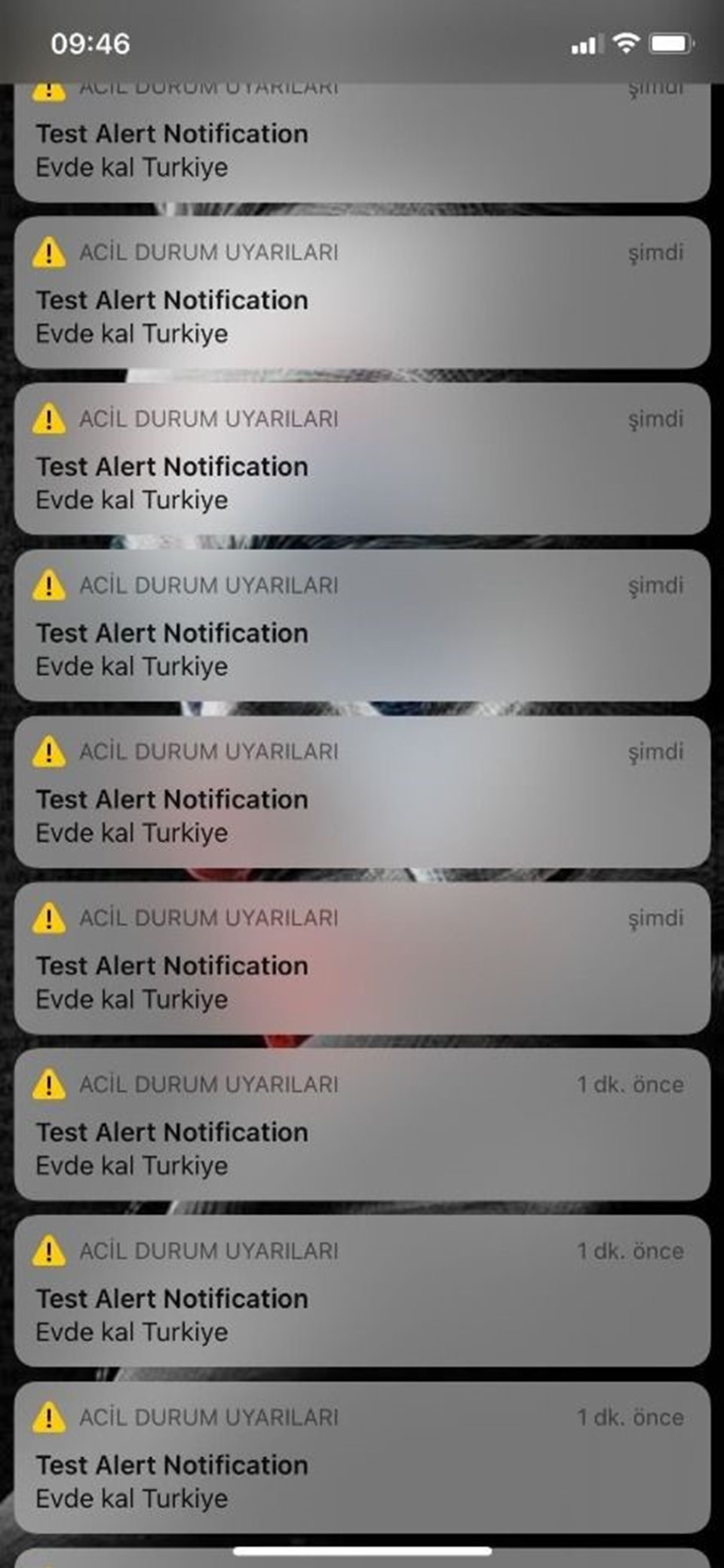 Iphone Acil Durum Uyarisi