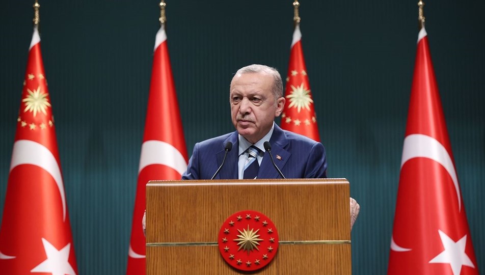 Cumhurbakan Erdoan, Kabine Toplants Aklamalar