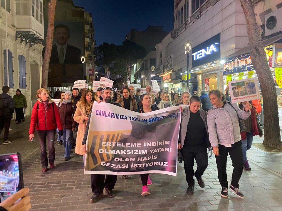 İstanbul'da vahşice öldürülen "Eros" için yürüdüler - 2
