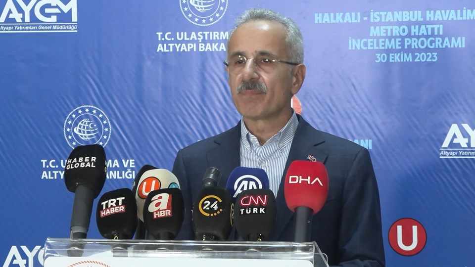 Bakan Uraloğlu, Halkalı - İstanbul Havalimanı metrosu açılışı için tarih verdi - 1