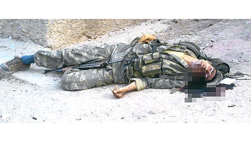 Kamuflajlı PKK'lının fotoğrafı yayımlandı
