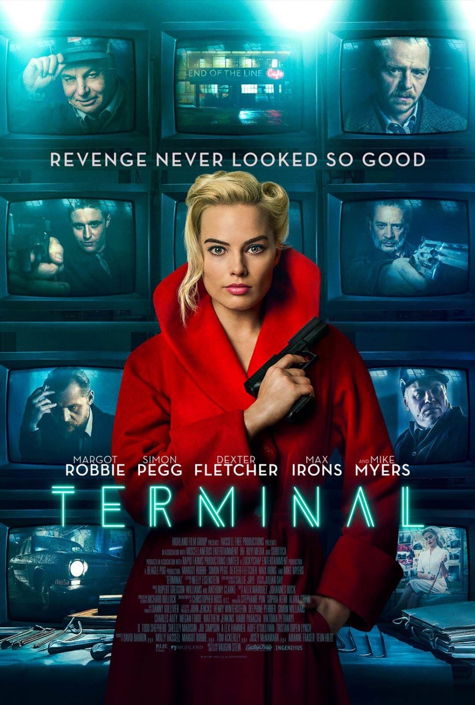 Margot Robbie’nin yeni filmi Terminal’den ilk afiş - 1