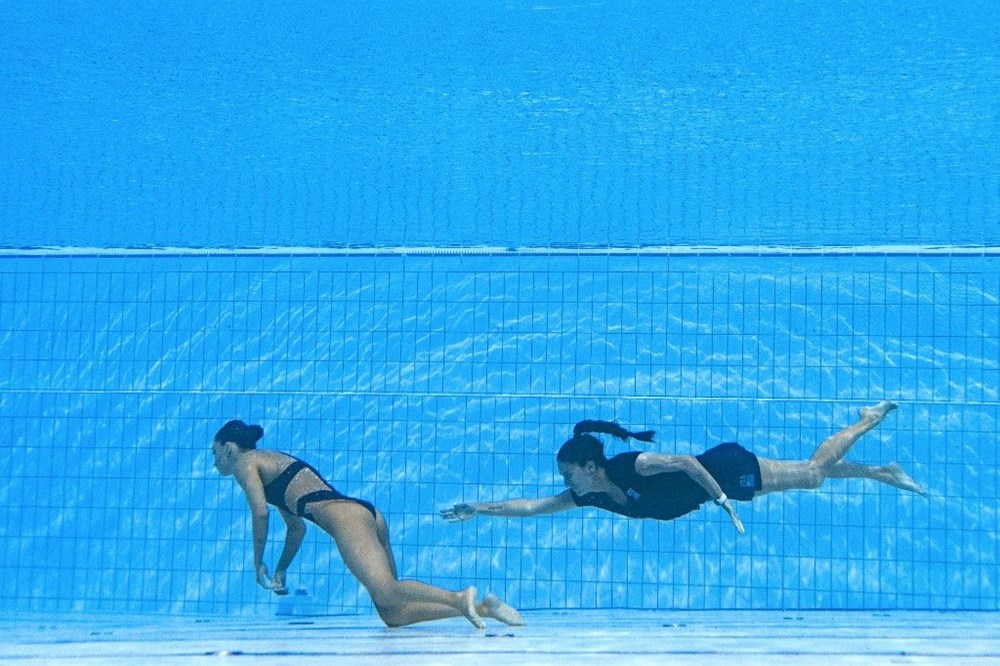 Su sporları şampiyonasında bayılan ABD'li yüzücü Anita Alvarez ölümden döndü - 9