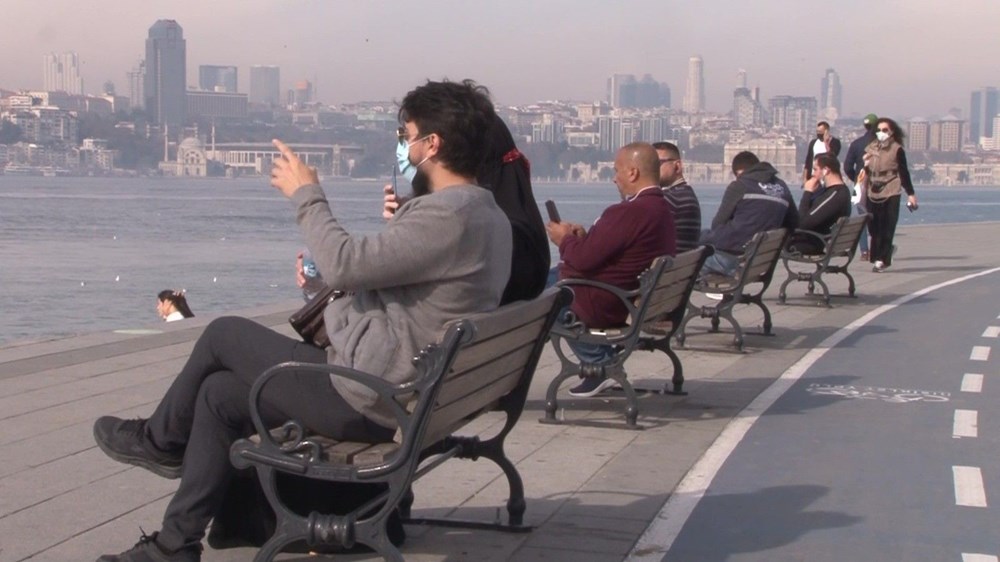 Kısıtlama yokmuş gibi! İstanbul'da sahiller doldu taştı - 10