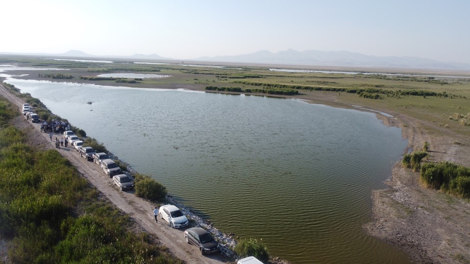 TBMM Küresel İklim Değişikliği Araştırma Komisyonu, Akgöl Sazlığı ve Meke Gölü'nde inceleme yaptı - 1