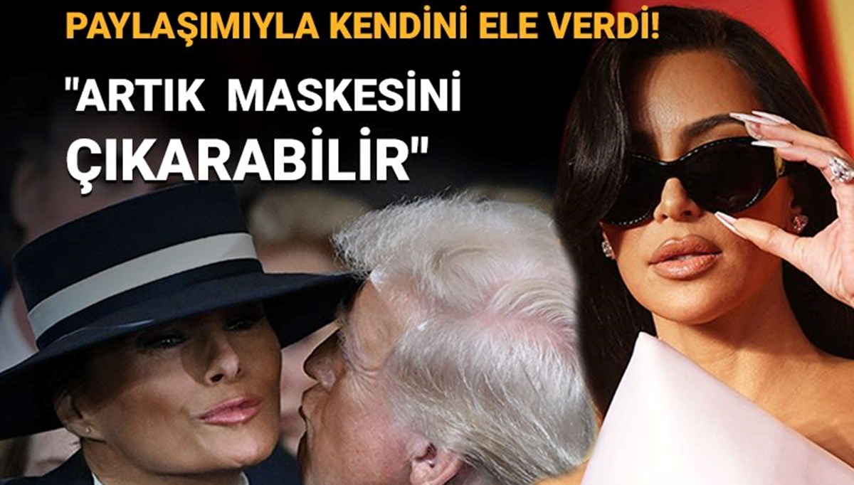 Melania Trump’ın fotoğrafını paylaşan Kim Kardashian tepki çekti: