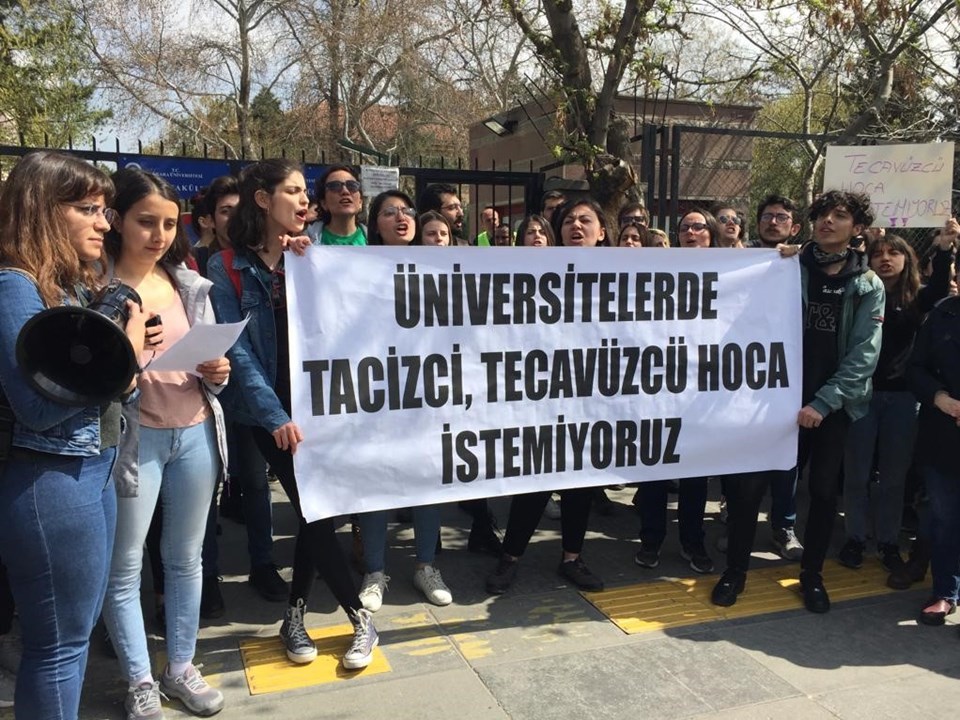 Ankara Üniversitesi öğrencilerinden cinsel saldırı protestosu - 1