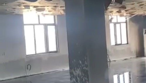 Muş’ta taziye evinde yangın çıktı