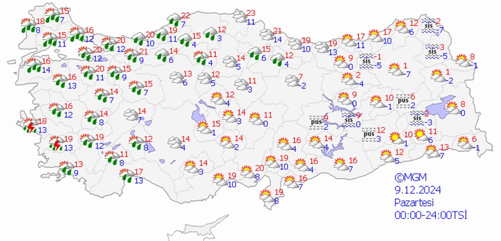 Meteorolojiden ve AKOM'dan uyarı: İstanbul dahil 10 il için sarı ve turuncu kod - 12