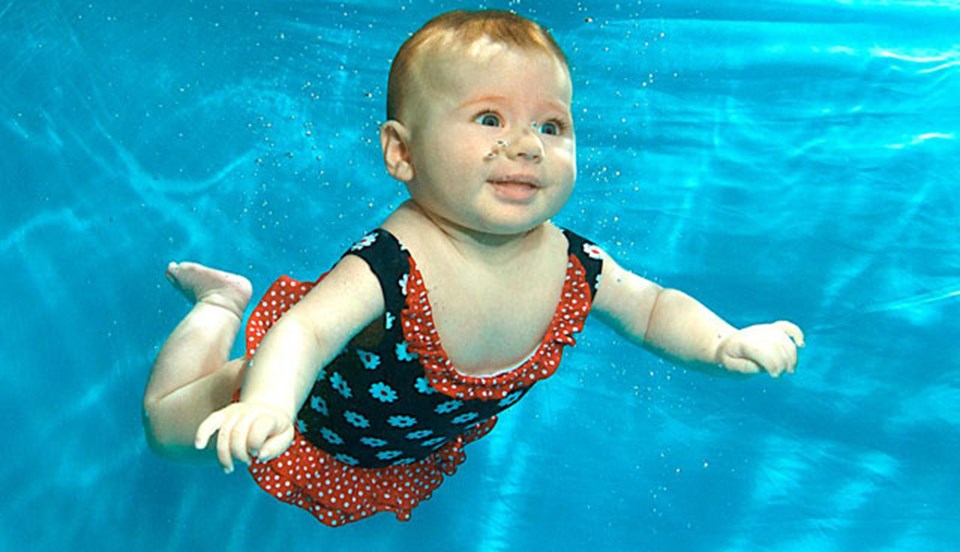 Türk bebekleri de suyun altında yüzecek - 1