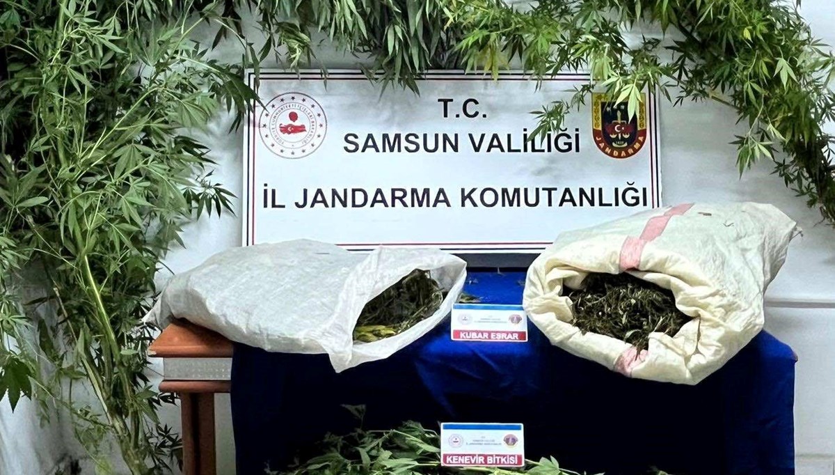 Samsun'da 8 kilo uyuşturucu ele geçirildi