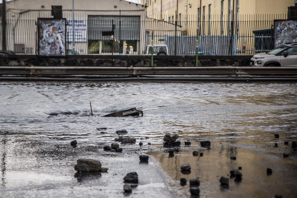 İtalya'nın Katanya kentini sel vurdu - 15