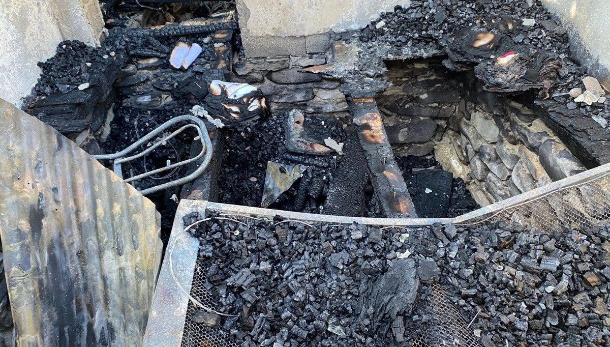 Sinop'ta ev yangını