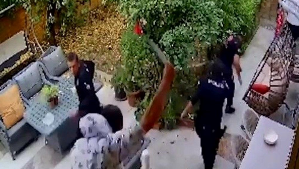 Konya'da yardım çağrısına giden polise bıçaklı saldırı