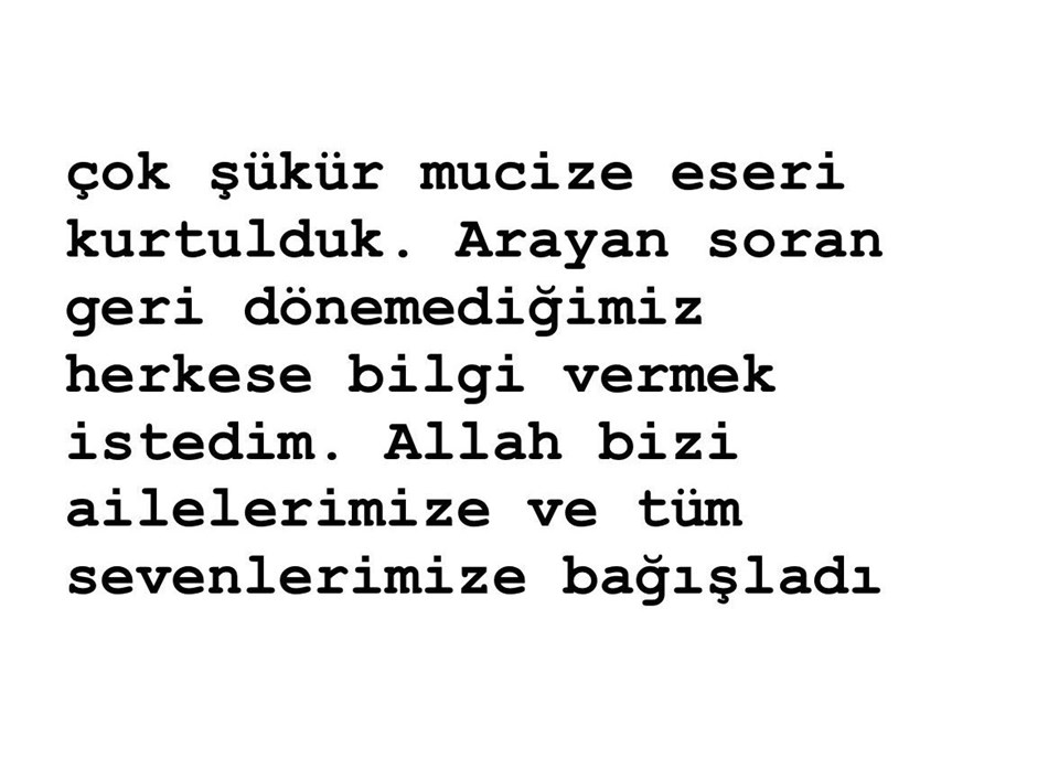 Mustafa Sandal'ın eşi Melis Sandal: Mucize eseri kurtulduk - 1