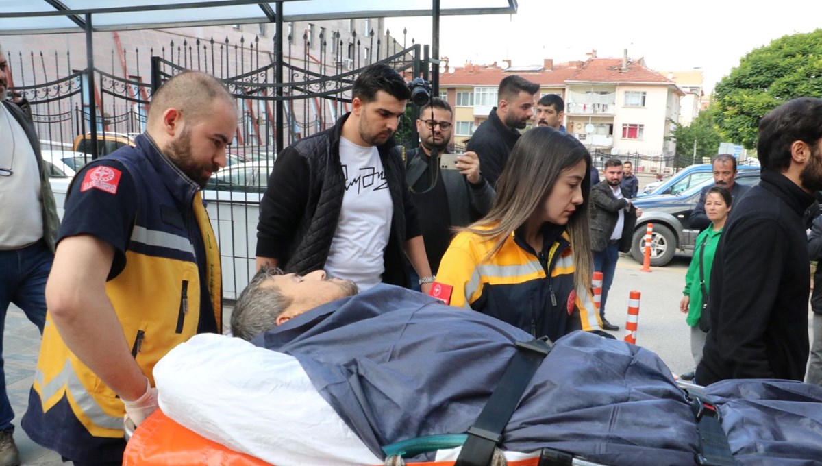 Yaralı şüpheli adliyeye sedyede geldi, sorguda bayıldı Yaralı şüpheli adliyeye sedyede geldi, sorguda bayıldı