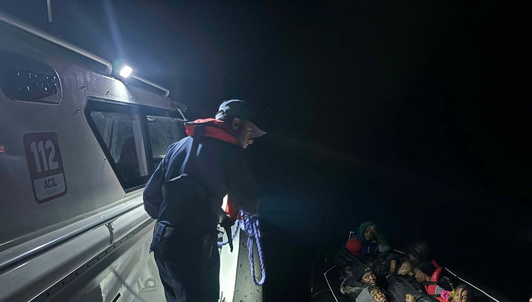 Bodrum’da 23 kaçak göçmen kurtarıldı, 16 kaçak göçmen yakalandı